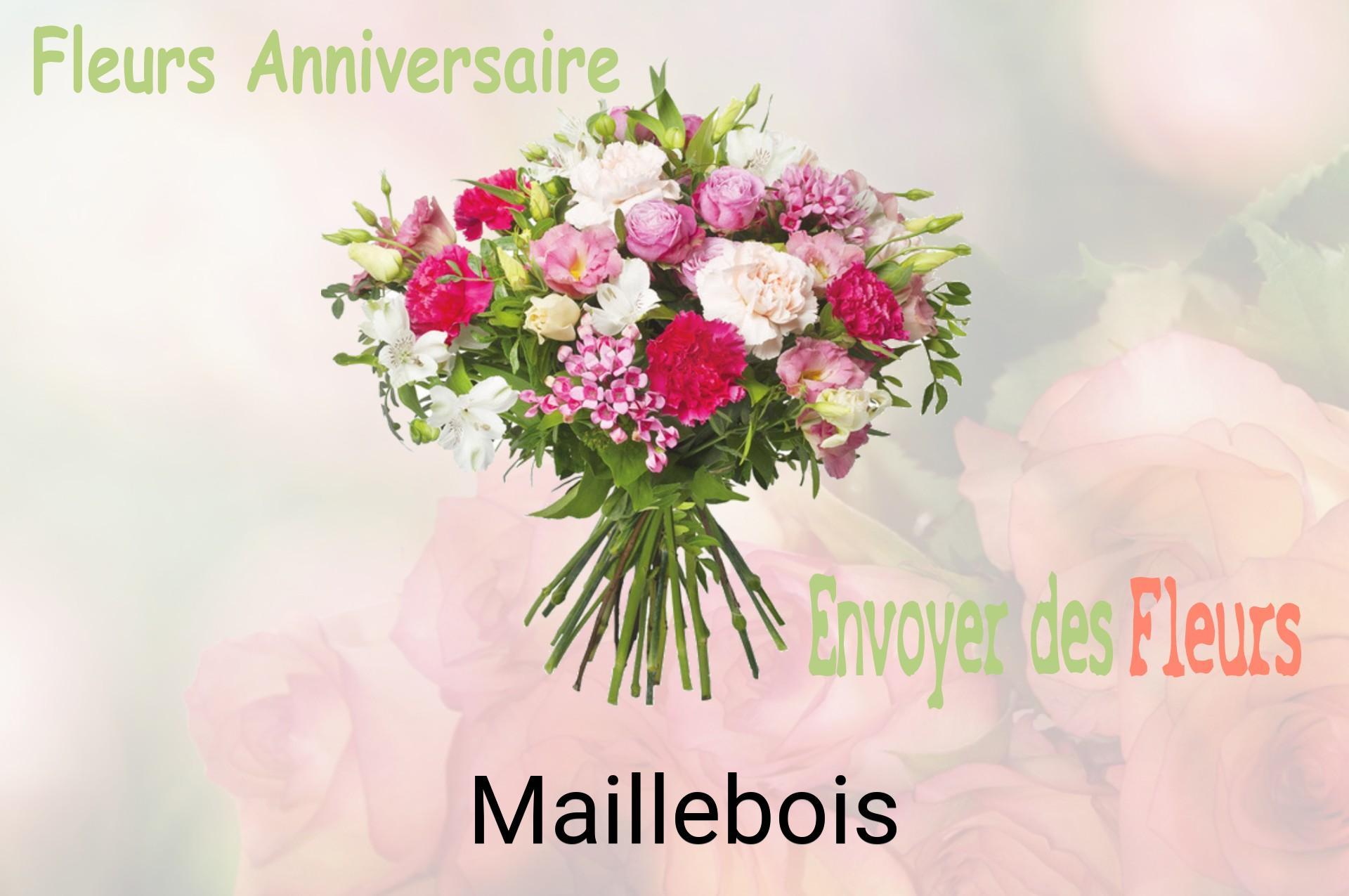 Bouquet de fleurs d’anniversaire livré à Maillebois